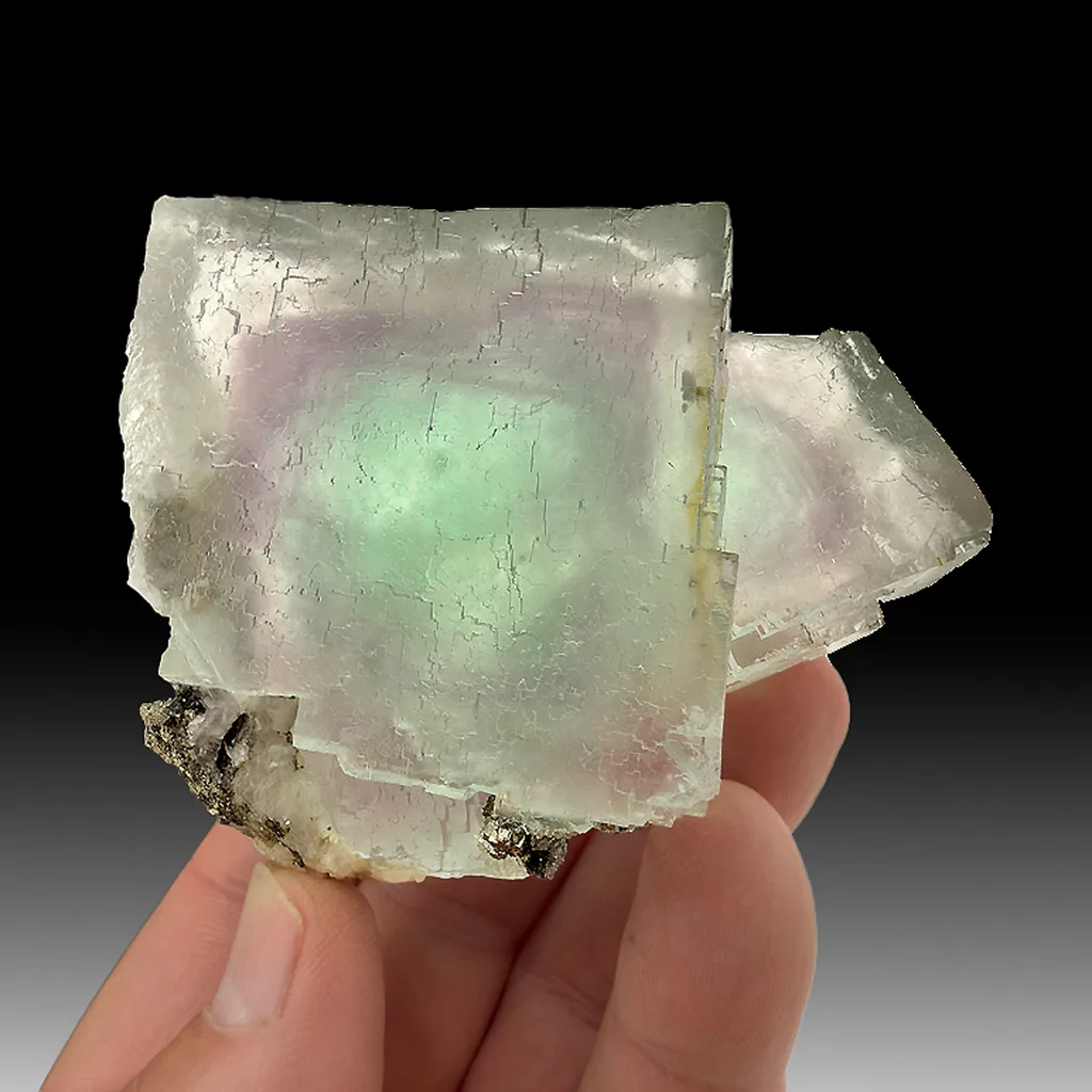 Fluorite with Pyrite - image 1