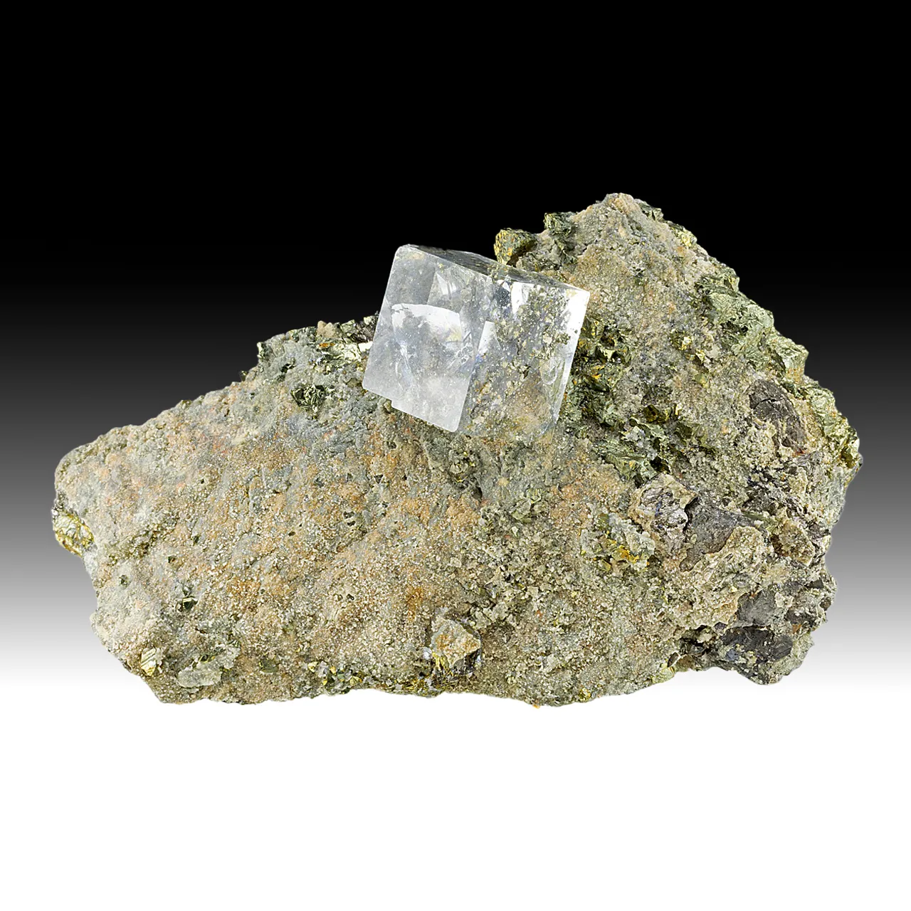 Fluorite with Pyrite - image 1
