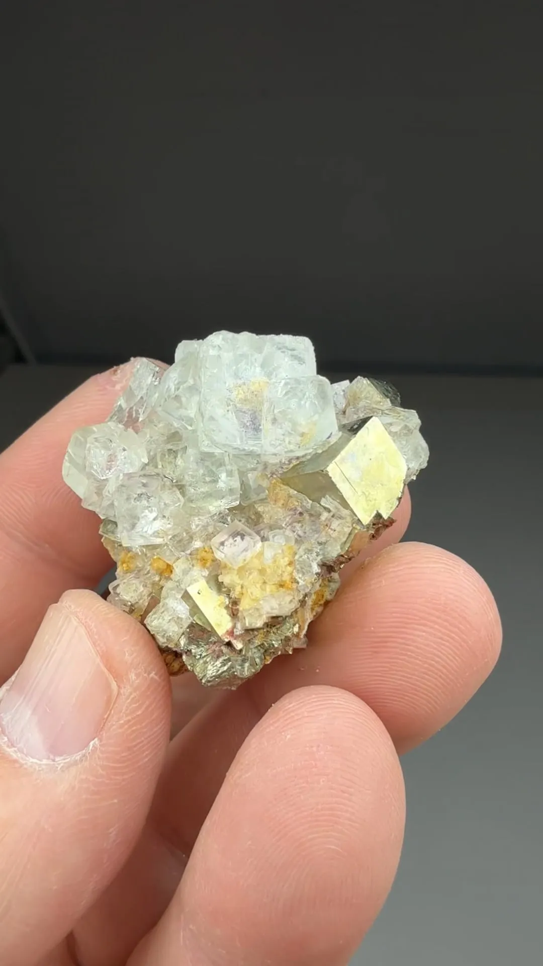 Fluorite with Pyrite - image 2