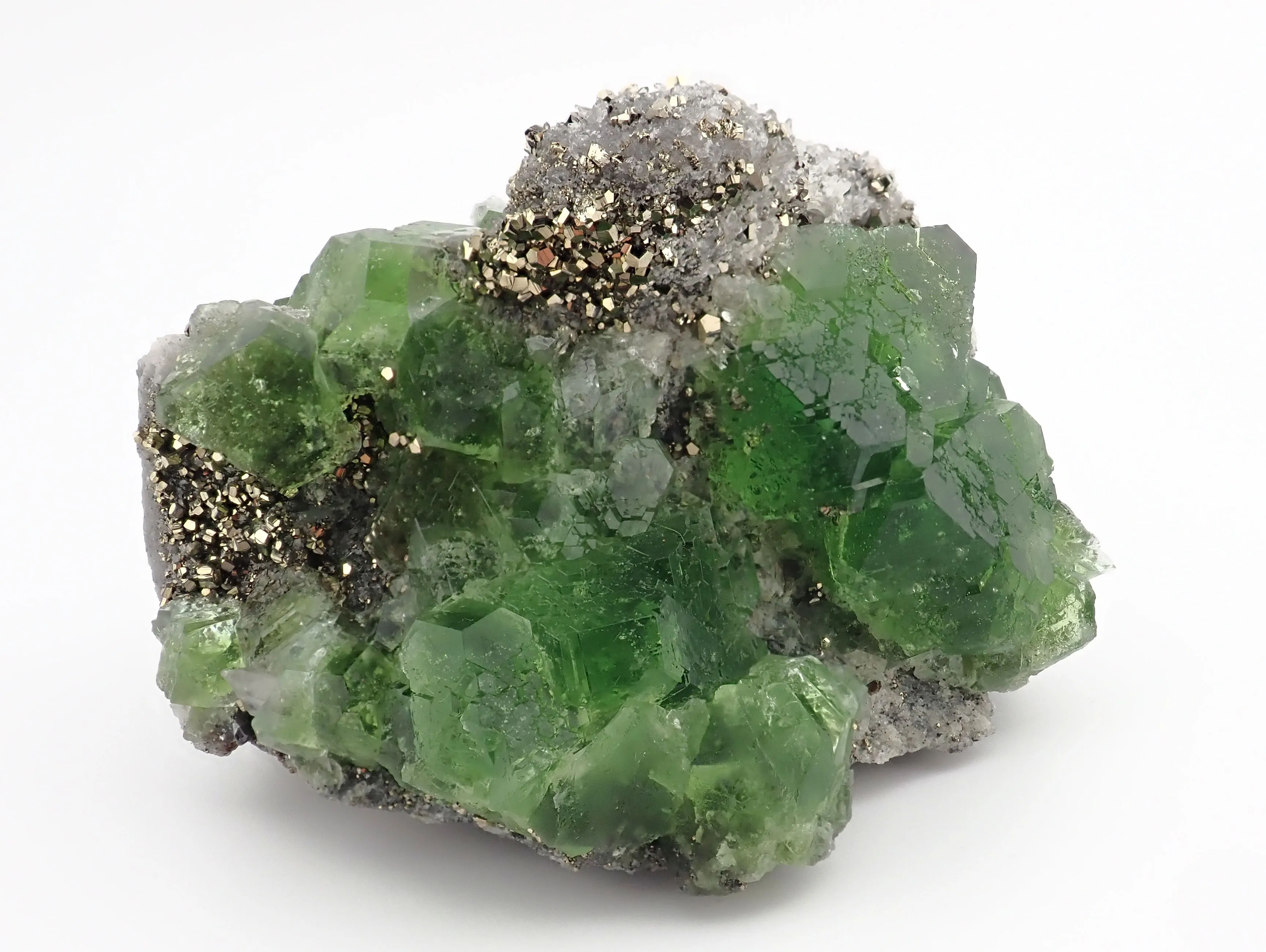 Fluorite with Pyrite - image 3