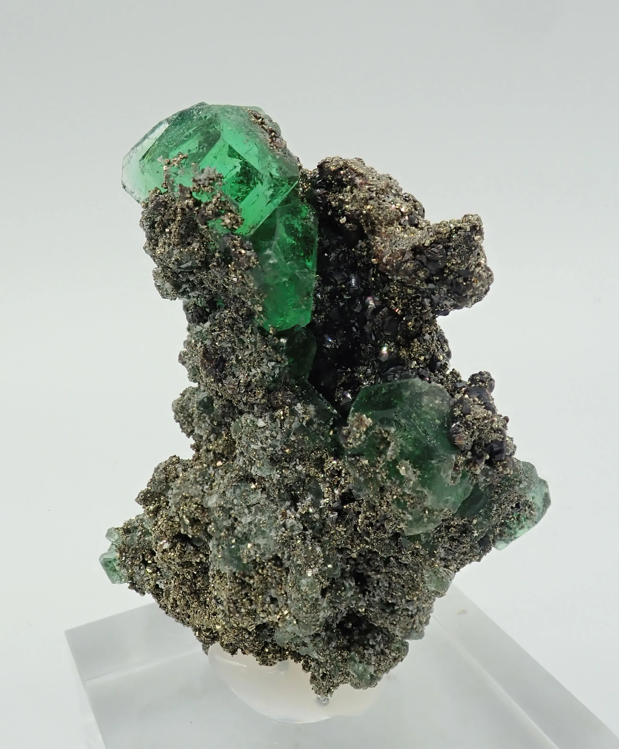 Fluorite with Pyrite - image 4