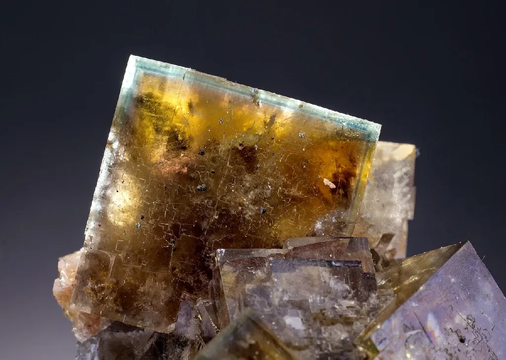 Fluorite with Pyrite