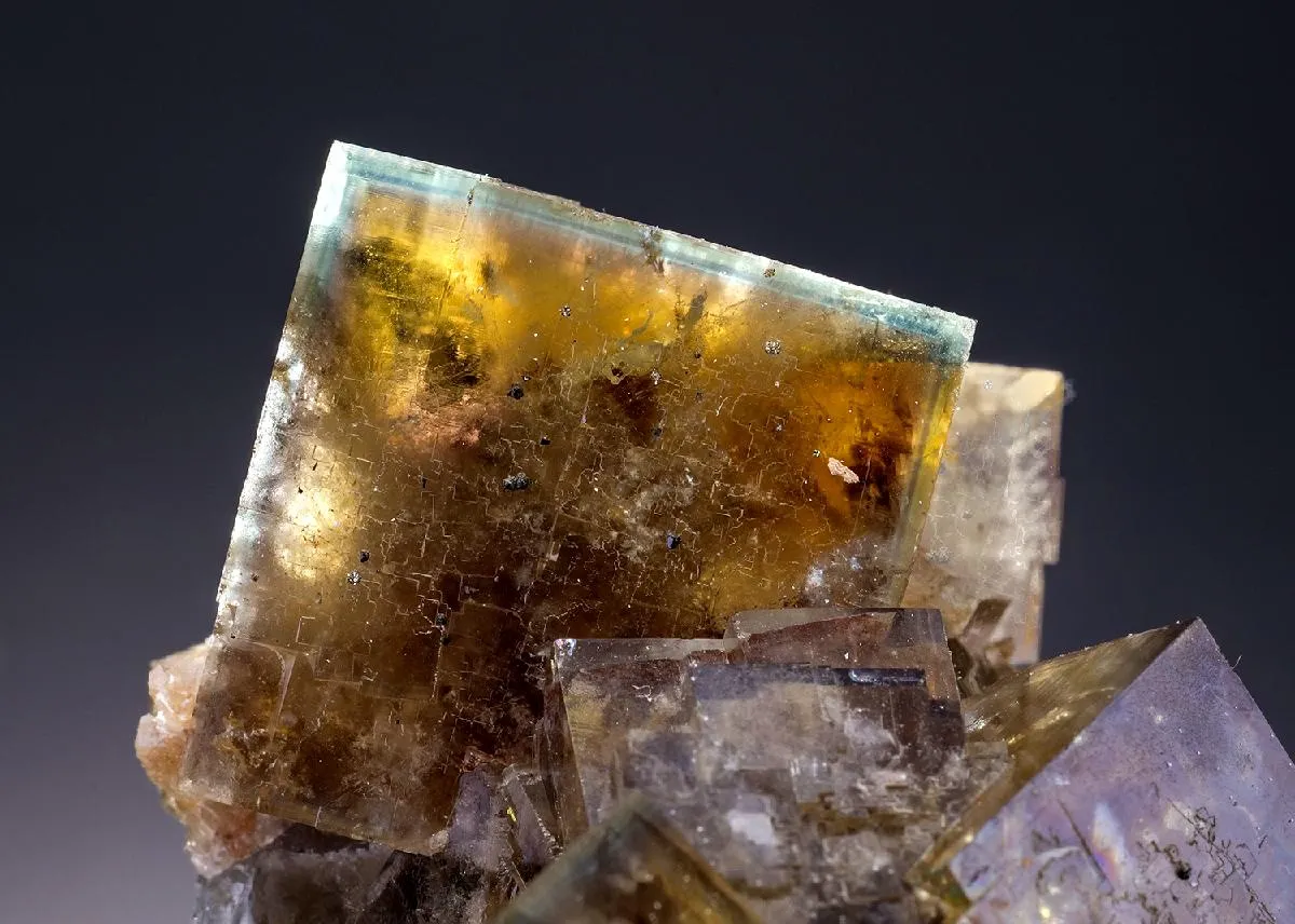 Fluorite with Pyrite - image 1