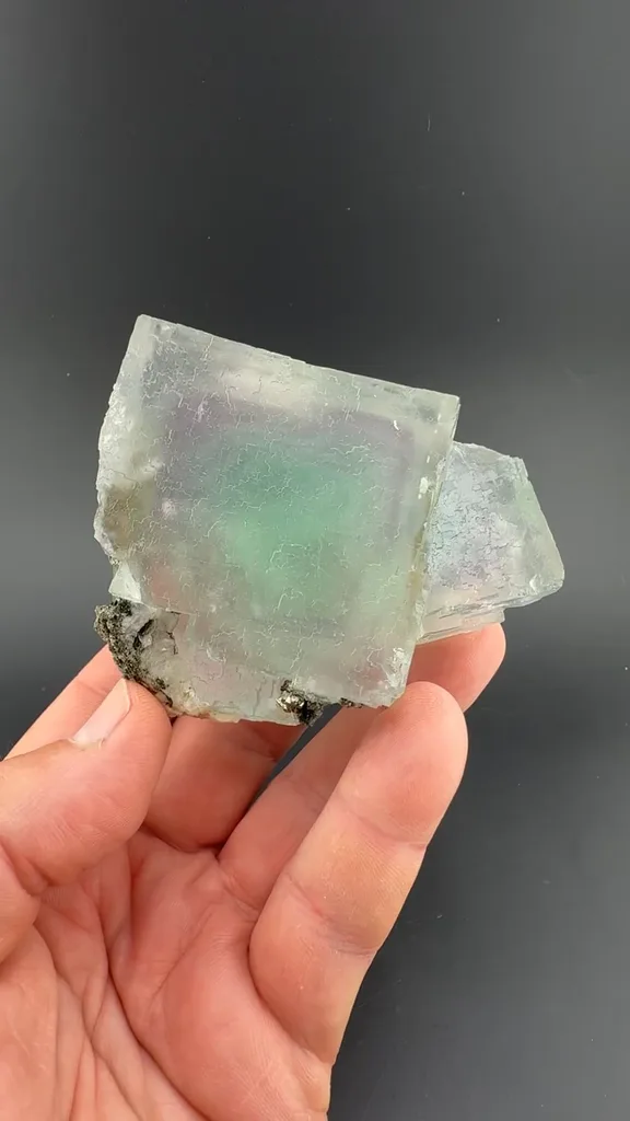 Fluorite with Pyrite - image 2