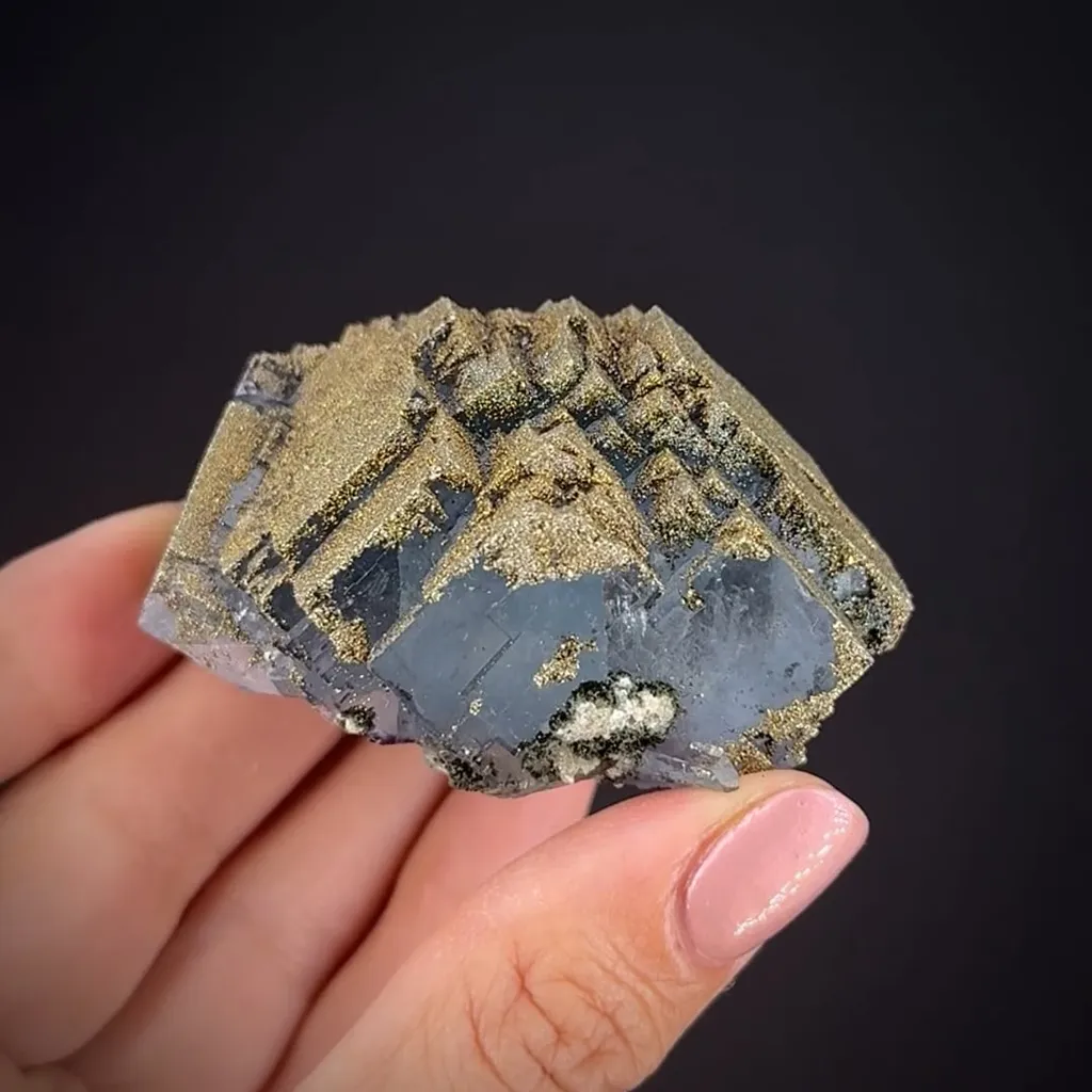 Fluorite with Pyrite - image 2