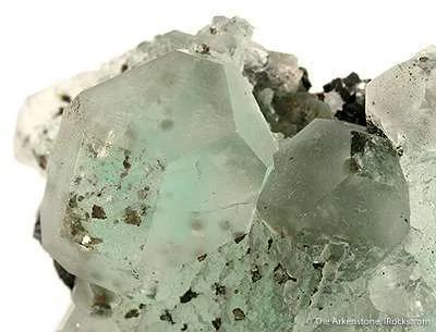 Fluorite With Pyrite - image 4
