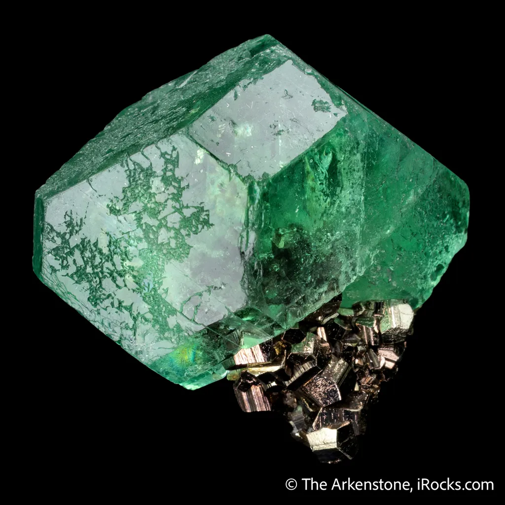 Fluorite with Pyrite - image 3
