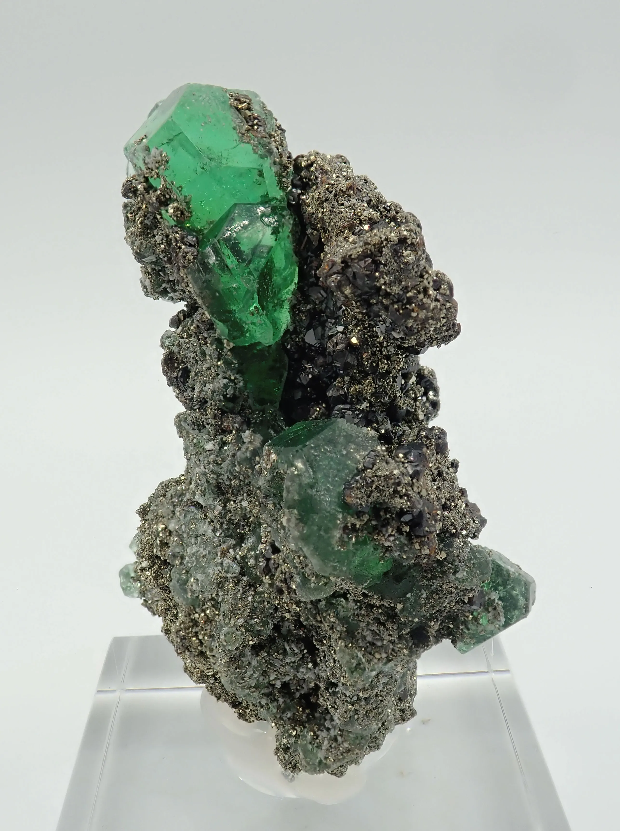 Fluorite with Pyrite - image 3