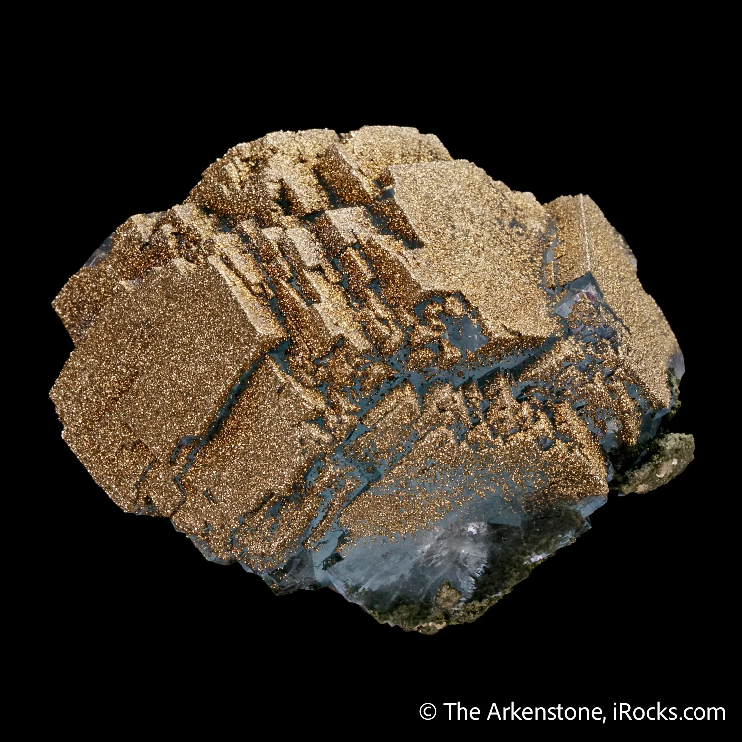 Fluorite with Pyrite - image 4