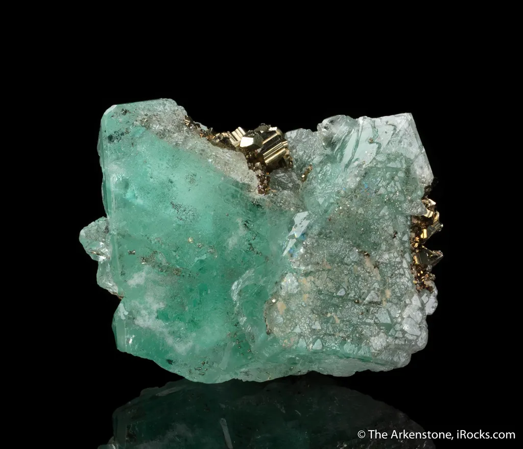 Fluorite with Pyrite image