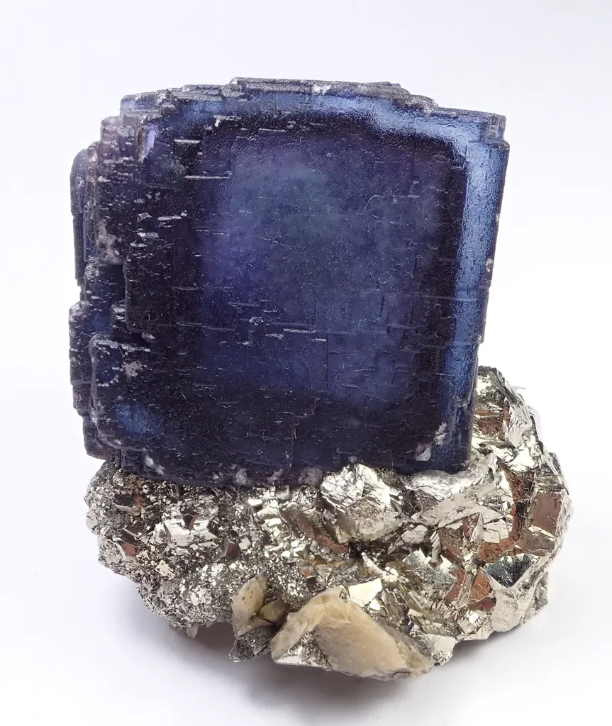 Fluorite with Pyrite image