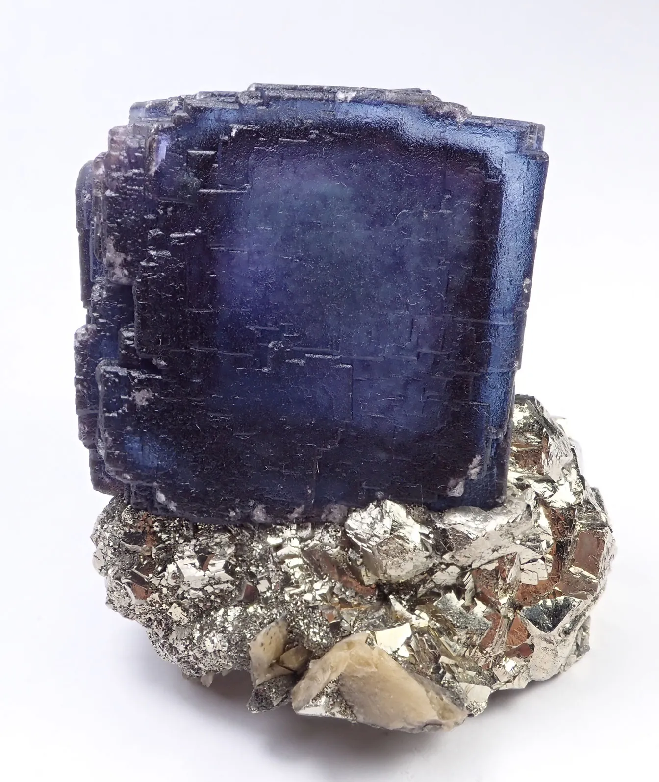 Fluorite with Pyrite - image 1