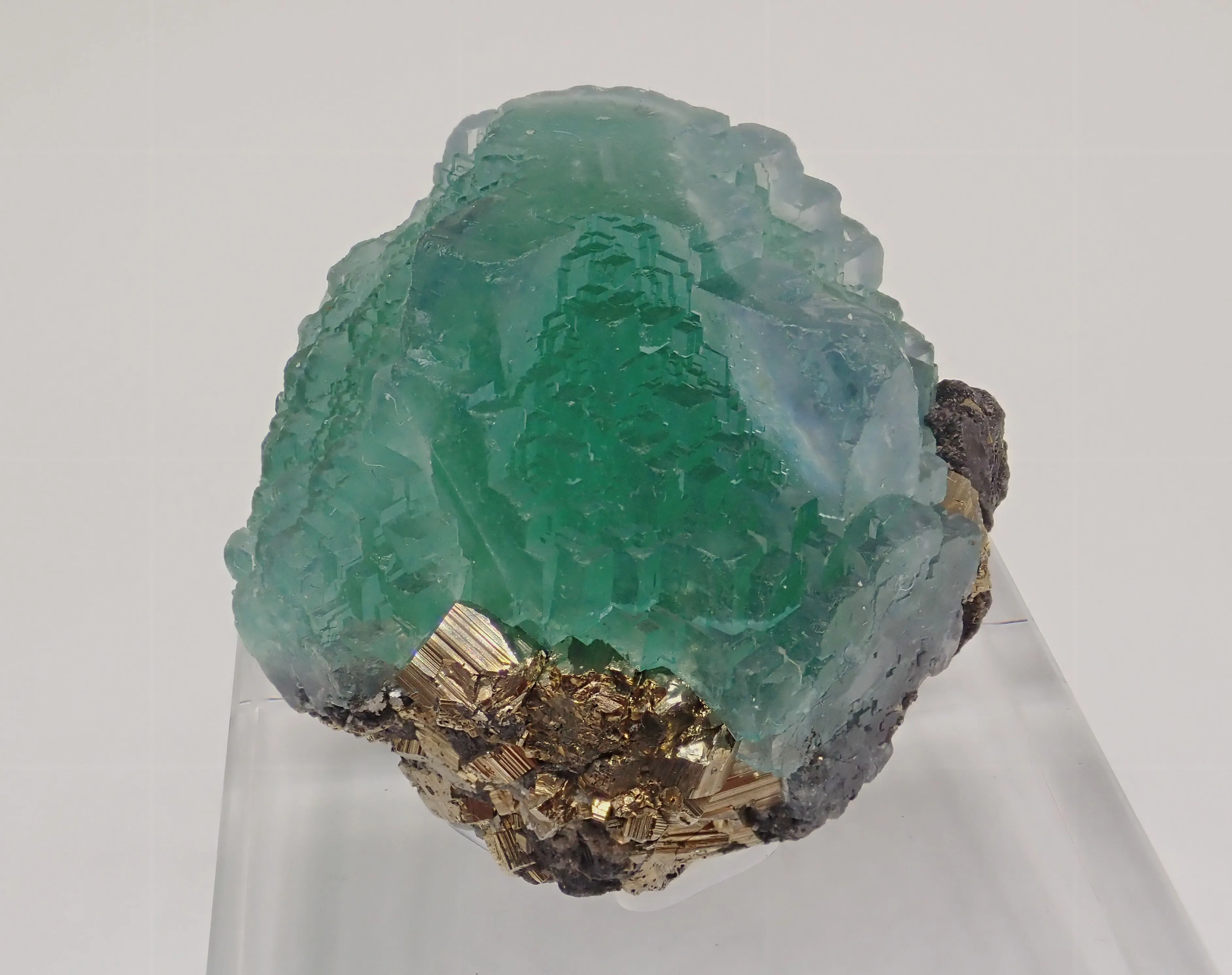 Fluorite with Pyrite - image 1