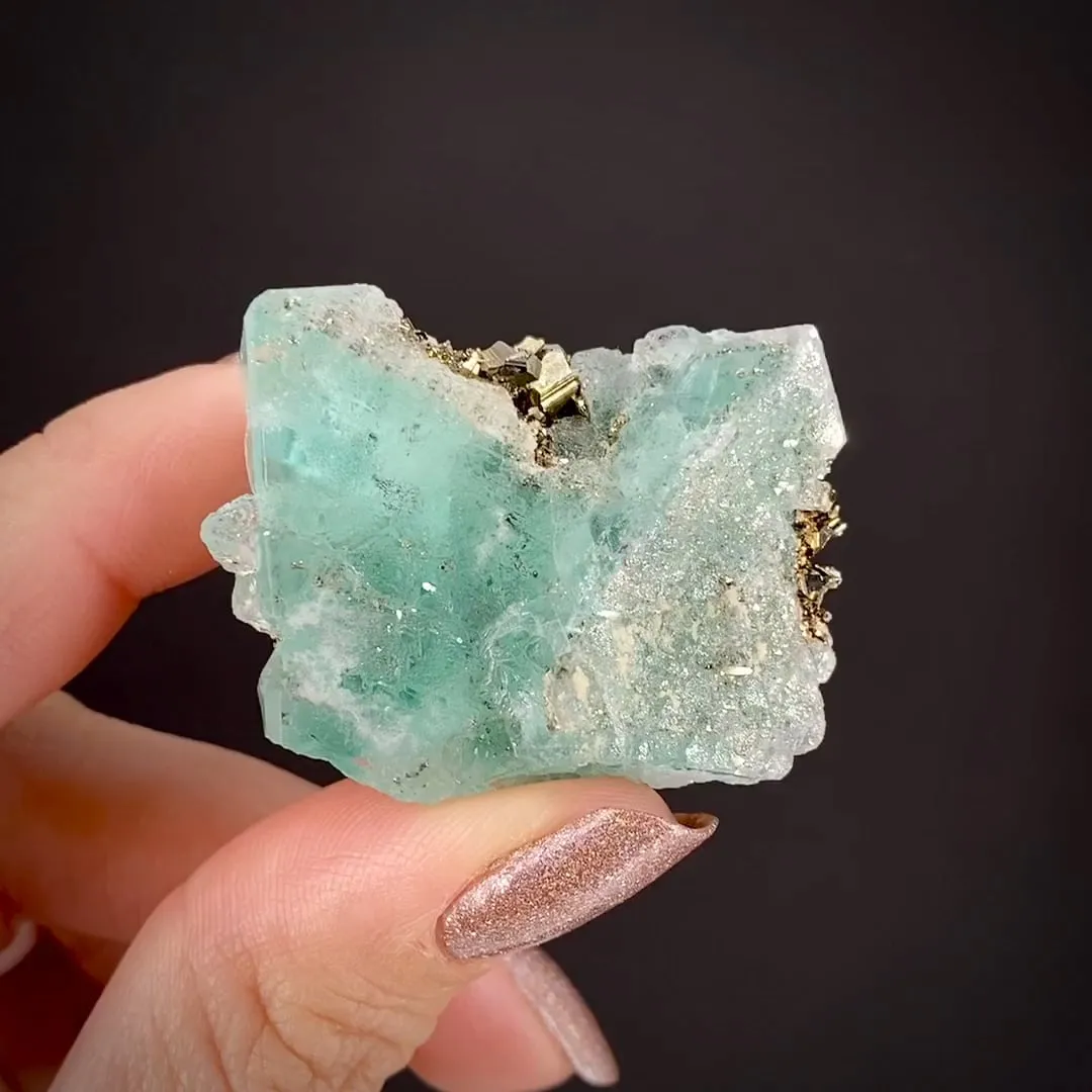 Fluorite with Pyrite - image 2