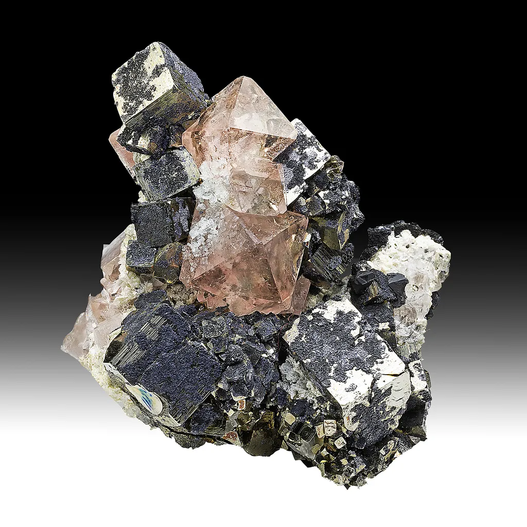 Fluorite with Pyrite image