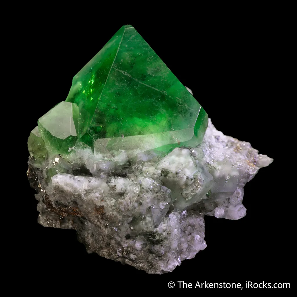 Fluorite with Pyrite - image 4