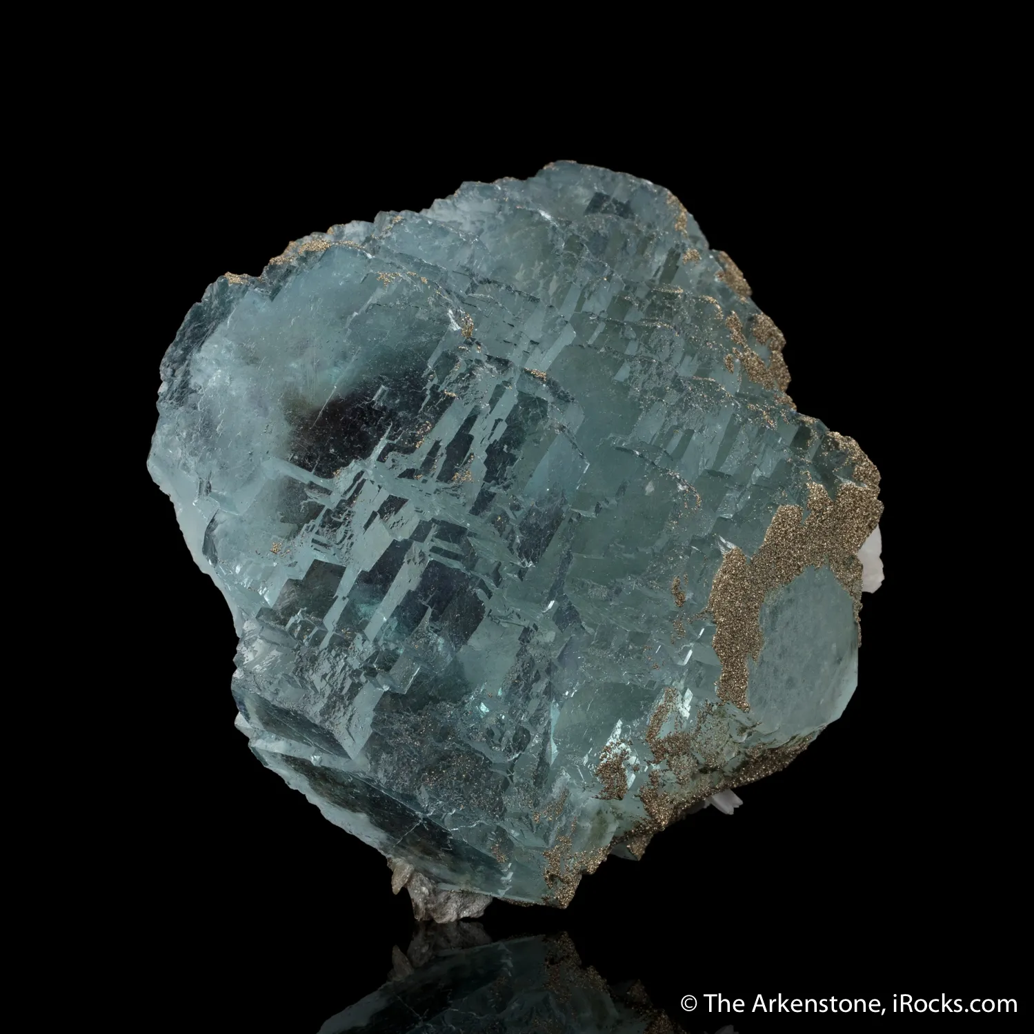 Fluorite with Pyrite - image 1