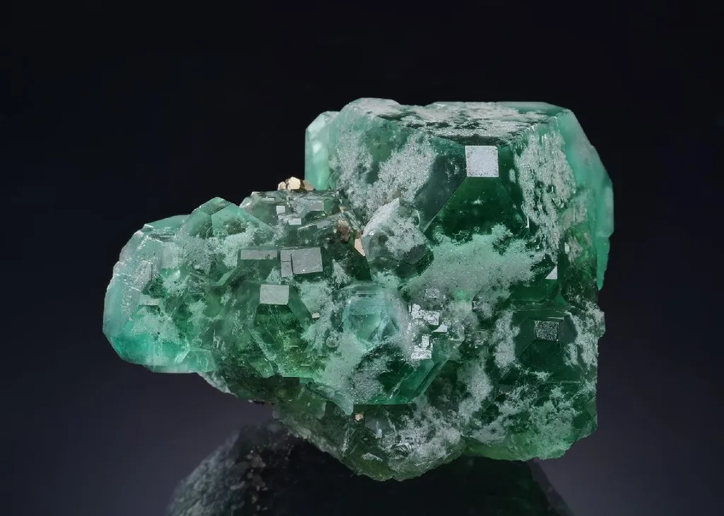 Fluorite with Pyrite image