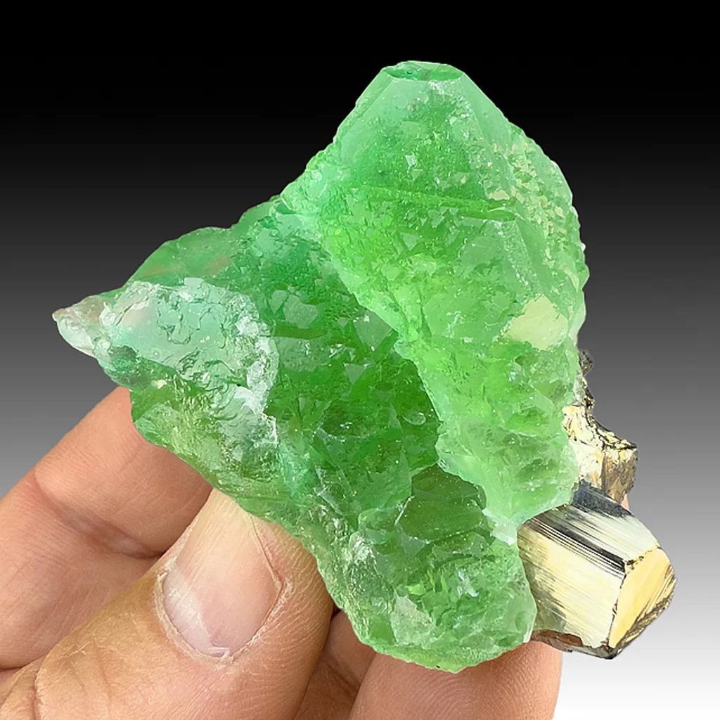 Fluorite with Pyrite image