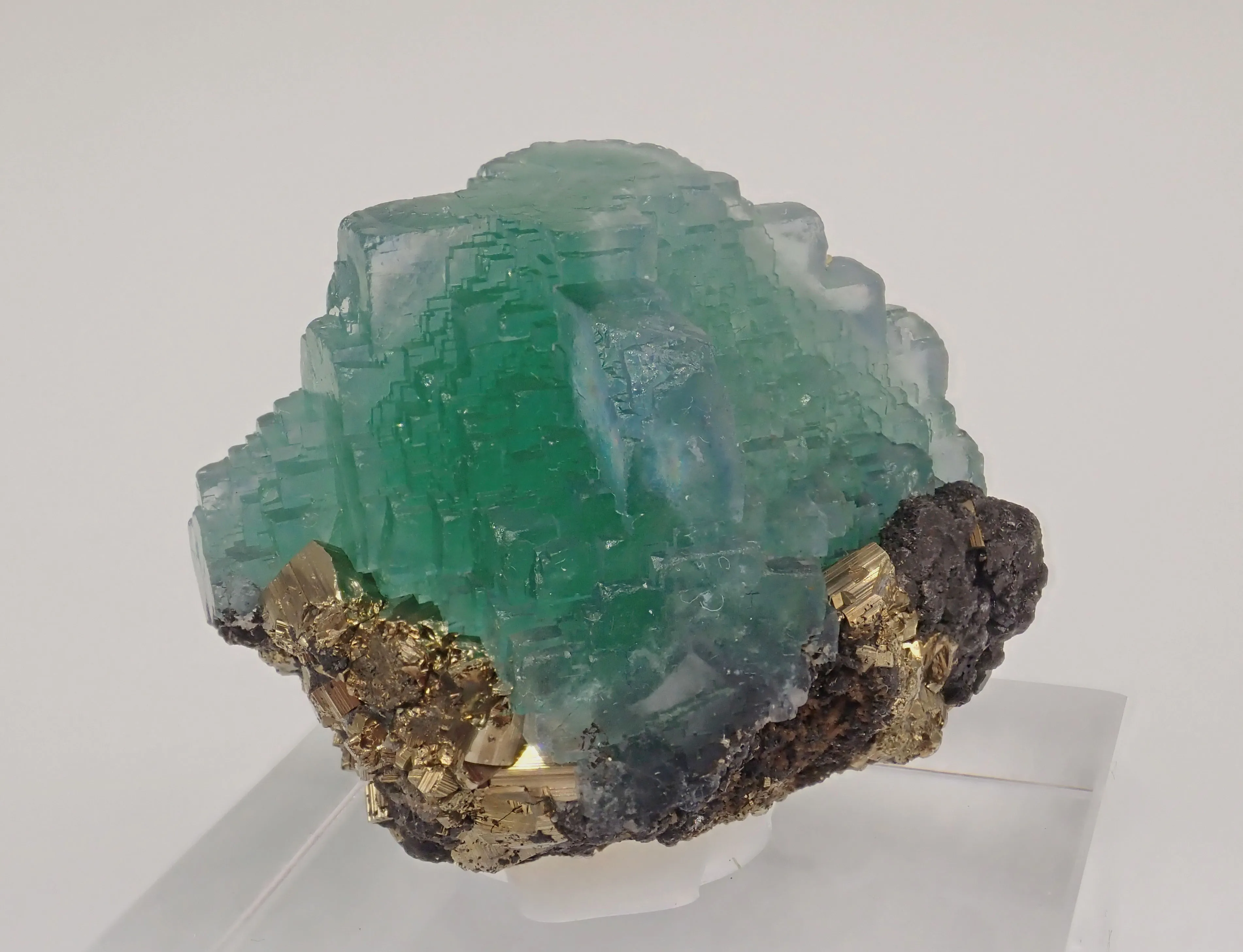 Fluorite with Pyrite - image 2