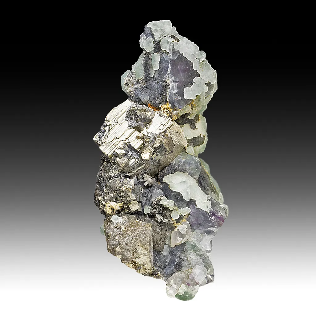 Fluorite with Pyrite image