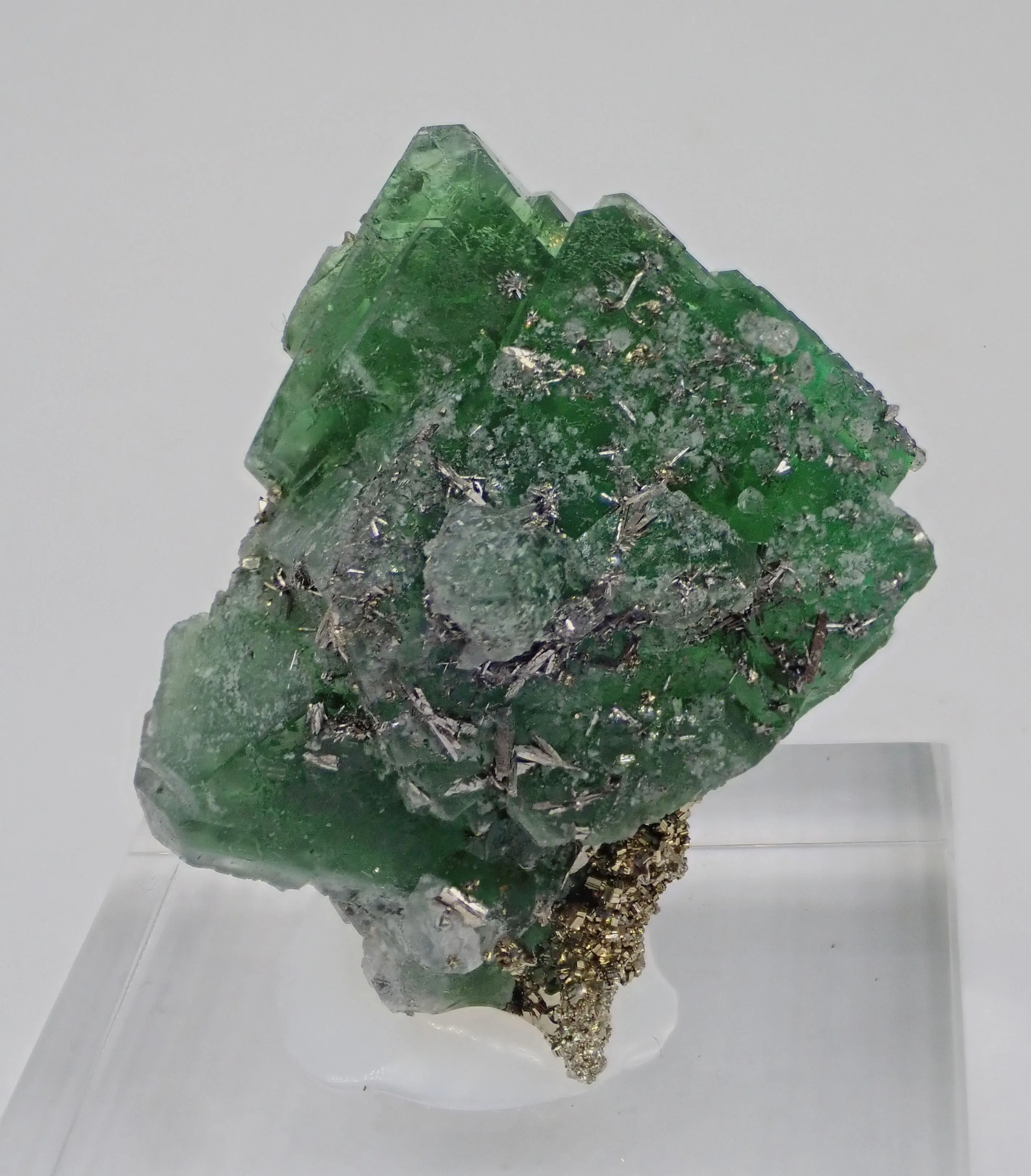 Fluorite with Pyrite and Arsenopyrite - image 2