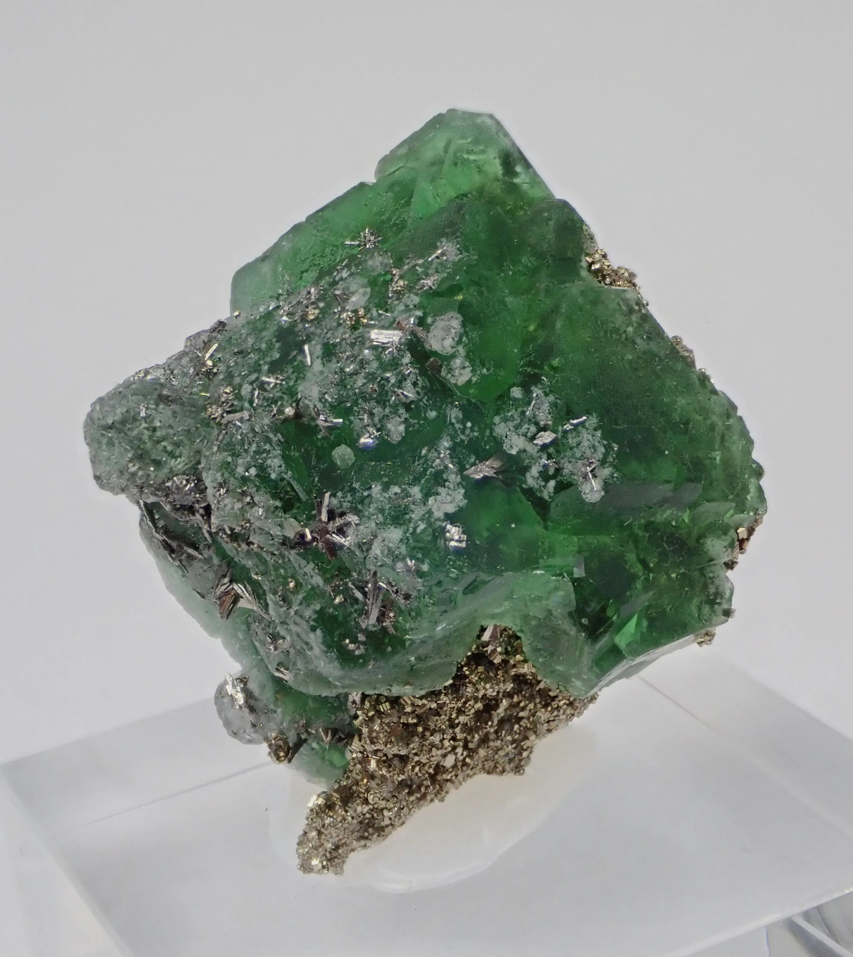 Fluorite with Pyrite and Arsenopyrite - image 6