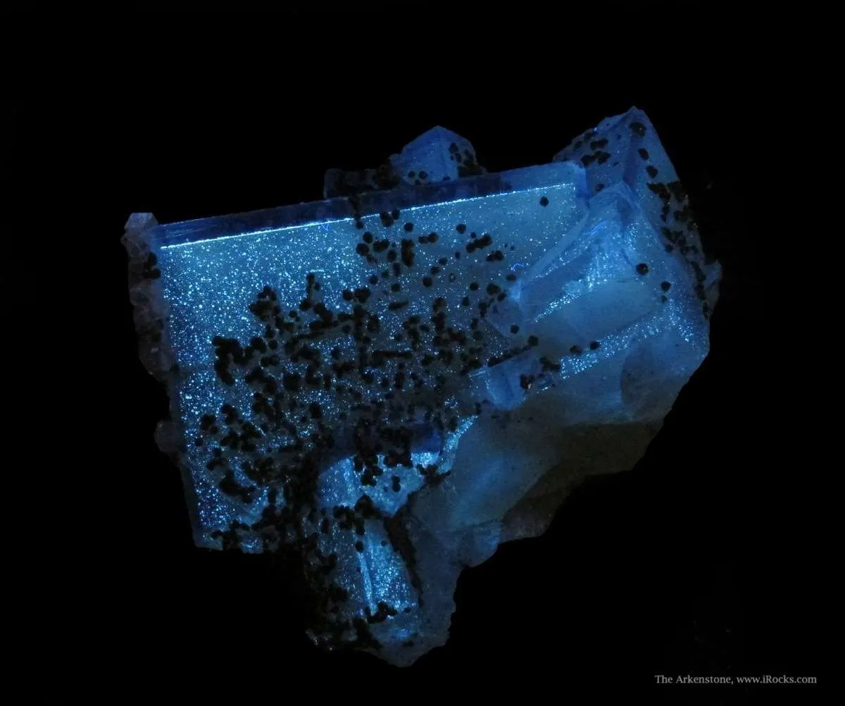 Fluorite With Pyrite and Calcite - image 9