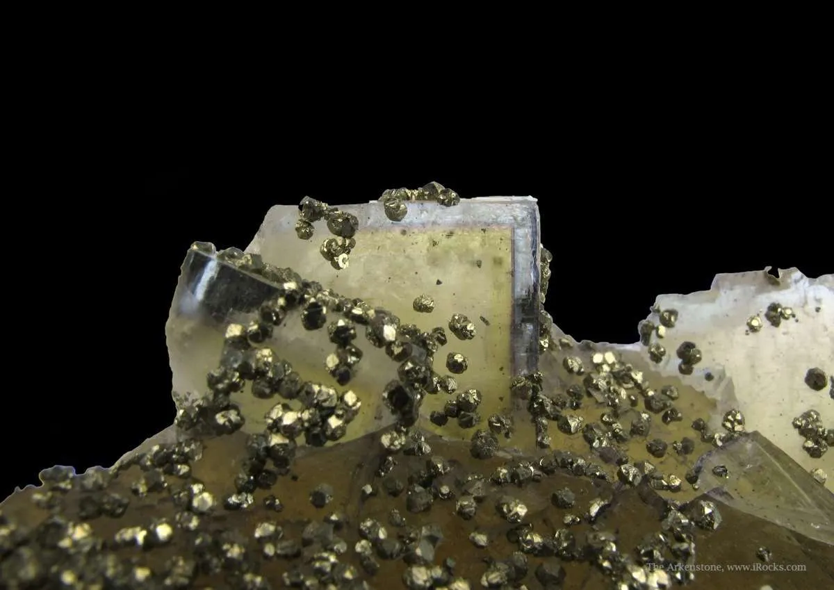 Fluorite With Pyrite and Calcite - image 4