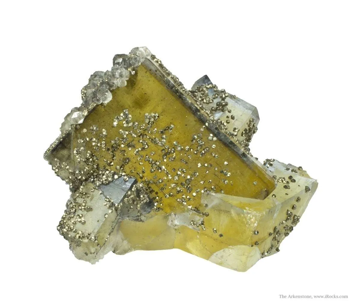 Fluorite With Pyrite and Calcite - image 8