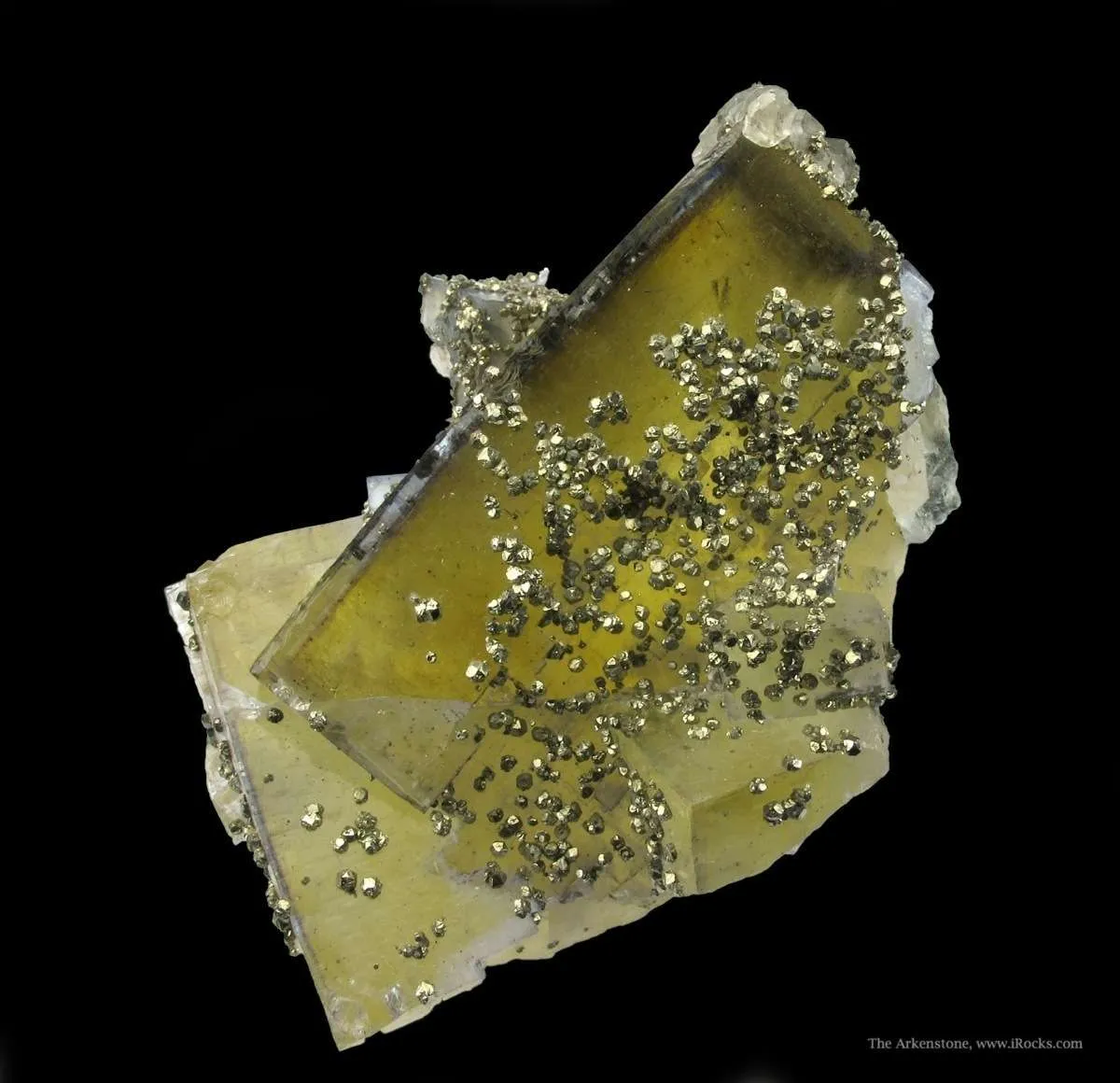 Fluorite With Pyrite and Calcite - image 7