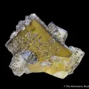 Fluorite With Pyrite and Calcite - image 1