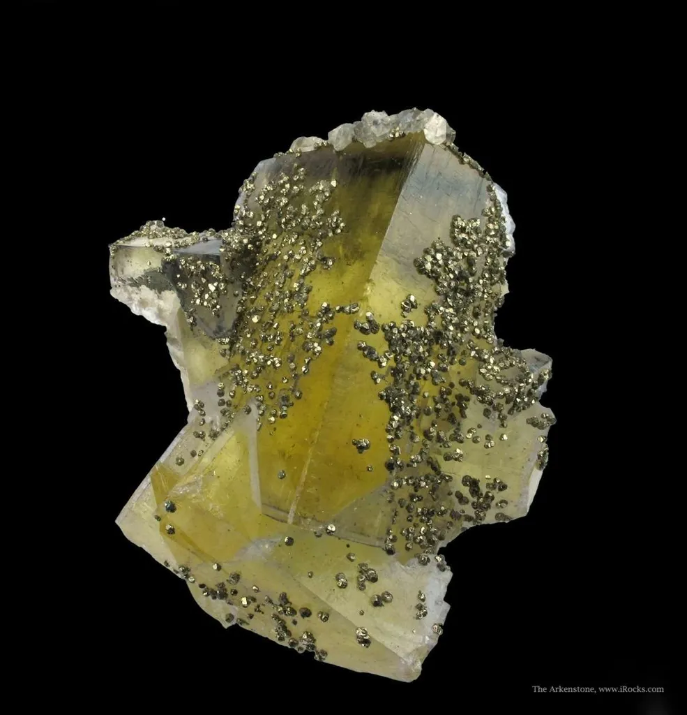 Fluorite With Pyrite and Calcite - image 5