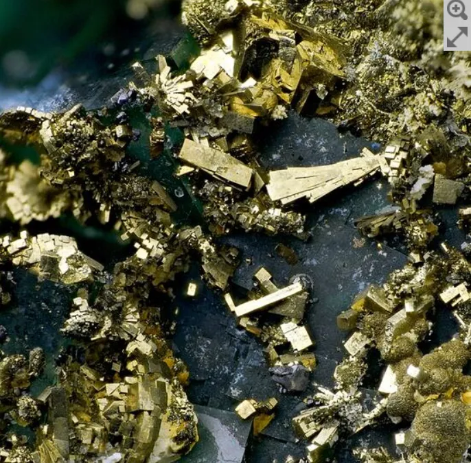 Fluorite with pyrite and galena - image 3