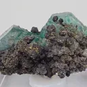 Fluorite with Pyrite and Geocronite-Jordanite - image 3