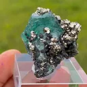 Fluorite with Pyrite and Jordanite - image 5