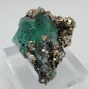 Fluorite with Pyrite and Jordanite - image 4