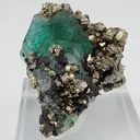 Fluorite with Pyrite and Jordanite - image 3
