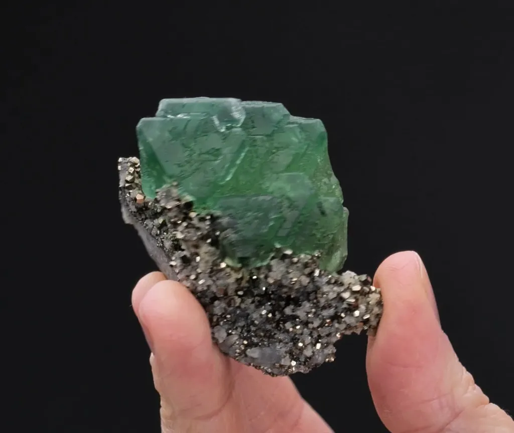 Fluorite with Pyrite and Quartz - image 2