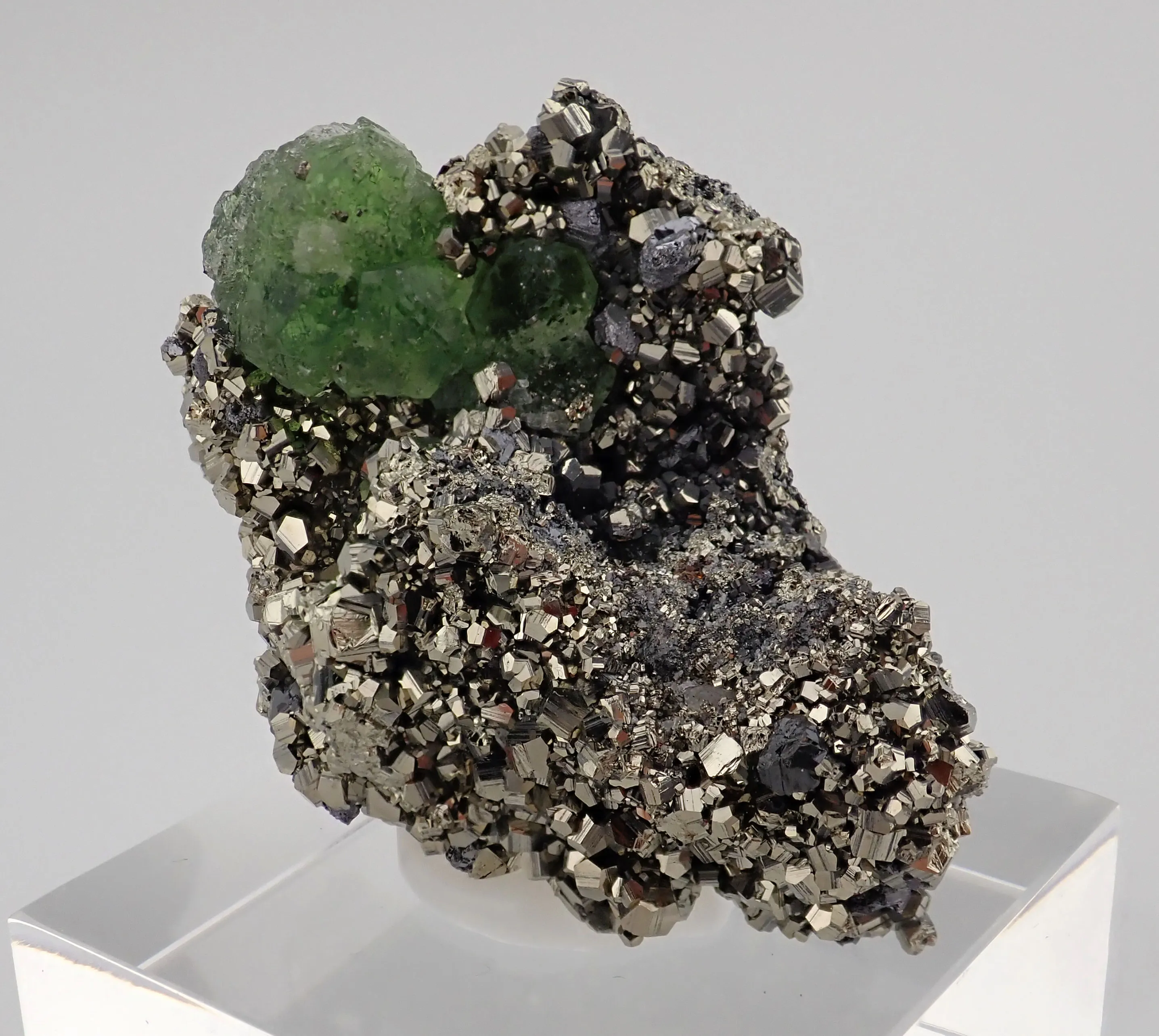 Fluorite with Pyrite and Sphalerite - image 2
