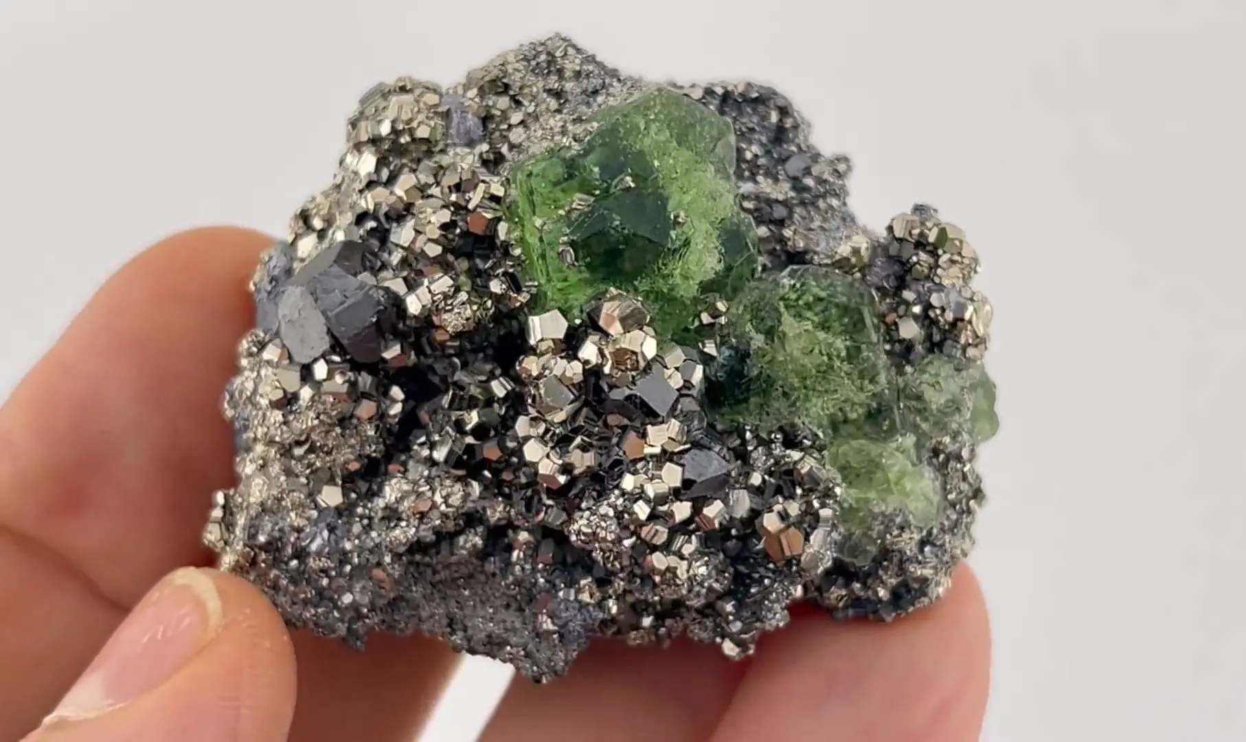 Fluorite with Pyrite and Sphalerite - image 9