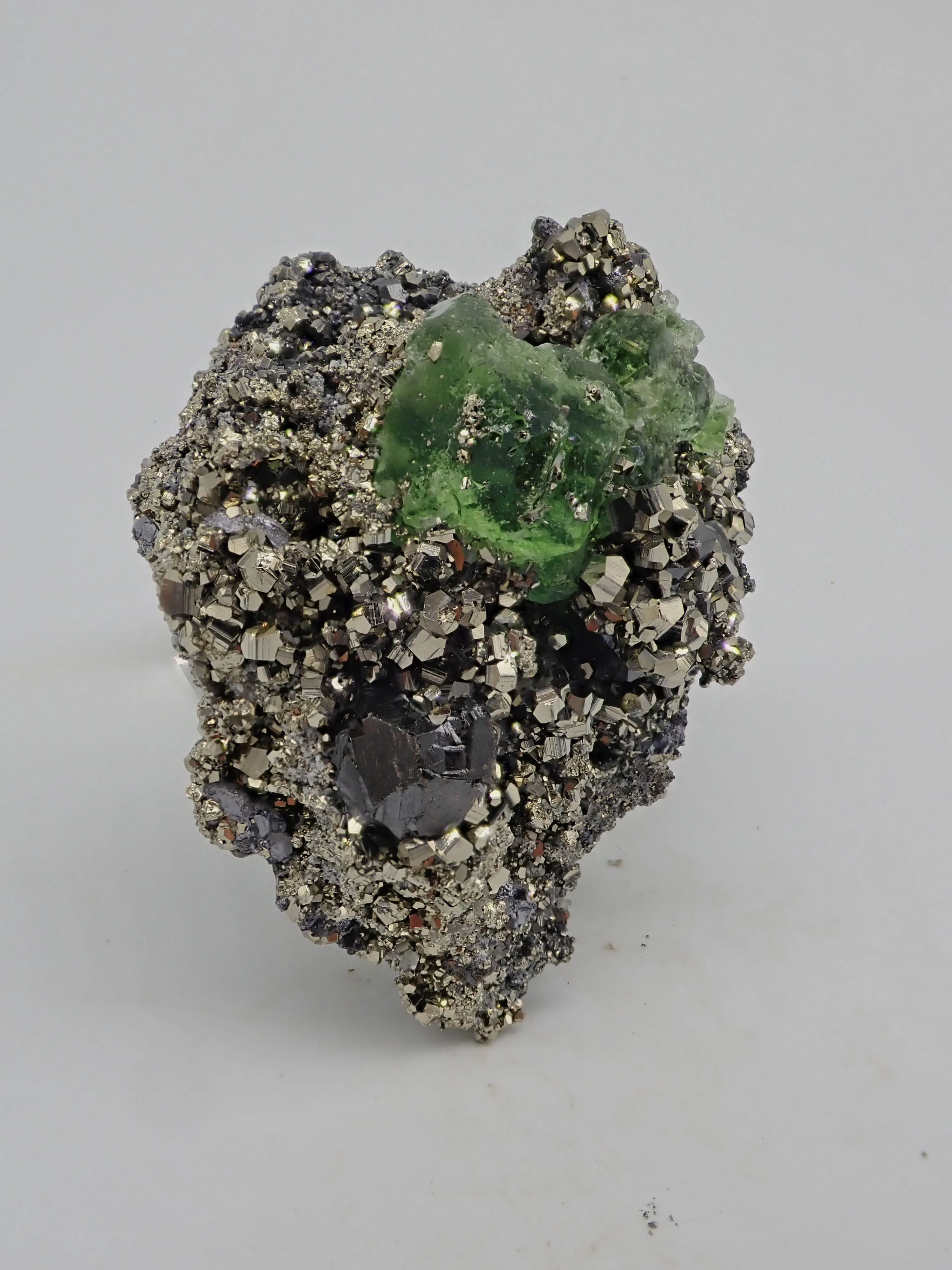 Fluorite with Pyrite and Sphalerite - image 3