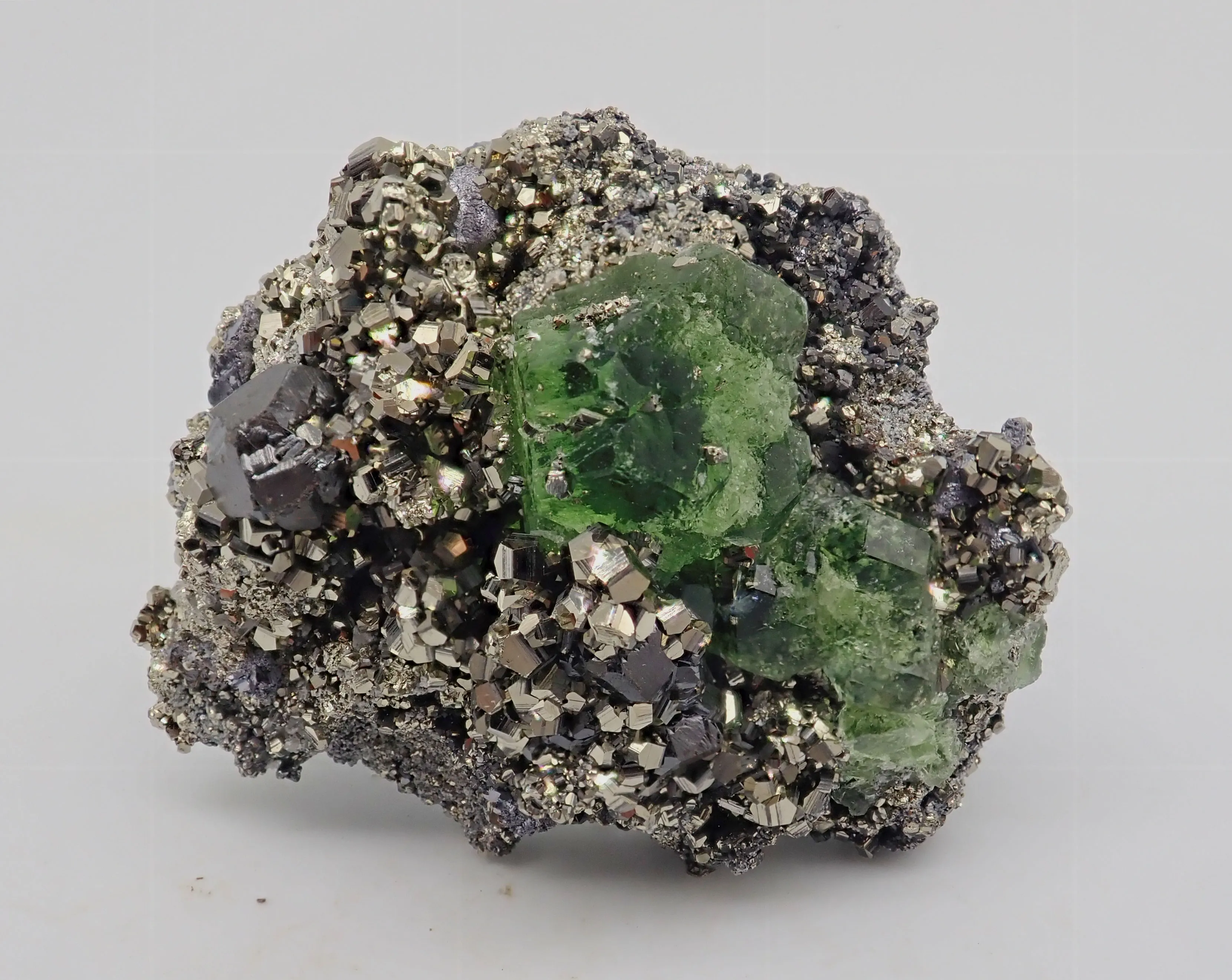 Fluorite with Pyrite and Sphalerite - image 8