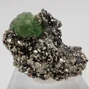 Fluorite with Pyrite and Sphalerite - image 1
