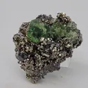 Fluorite with Pyrite and Sphalerite - image 1