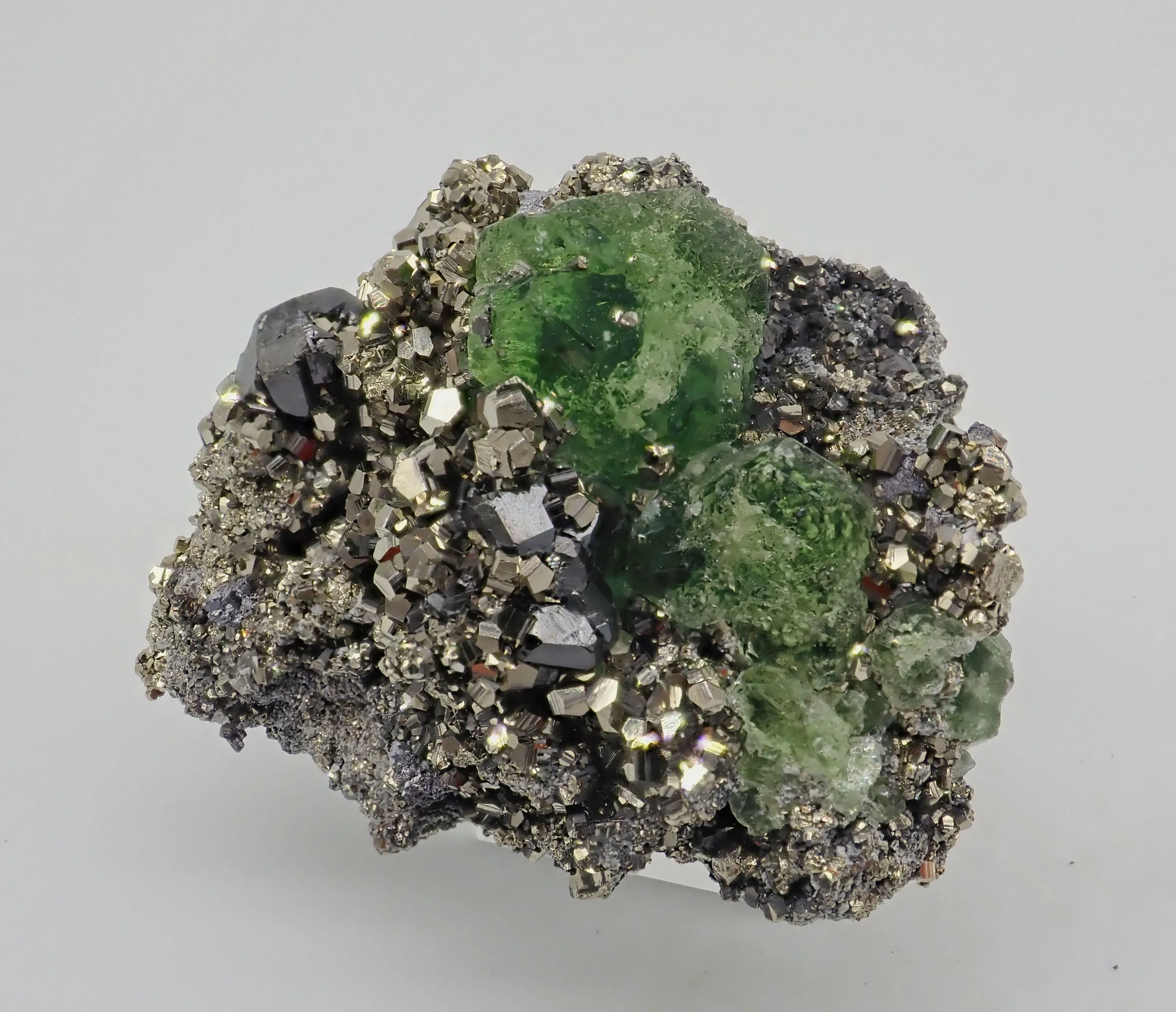 Fluorite with Pyrite and Sphalerite - image 5