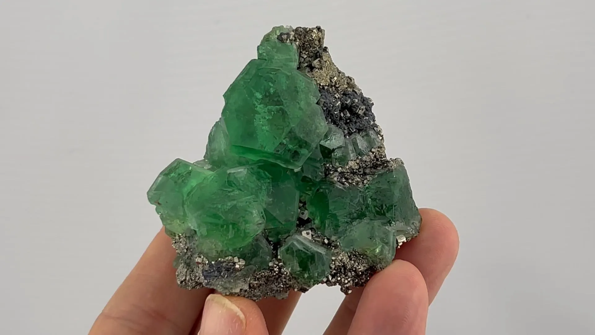 Fluorite with Pyrite and Sphalerite - image 5