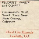 Fluorite with Pyrite and Tetrahedrite on Quartz - image 7