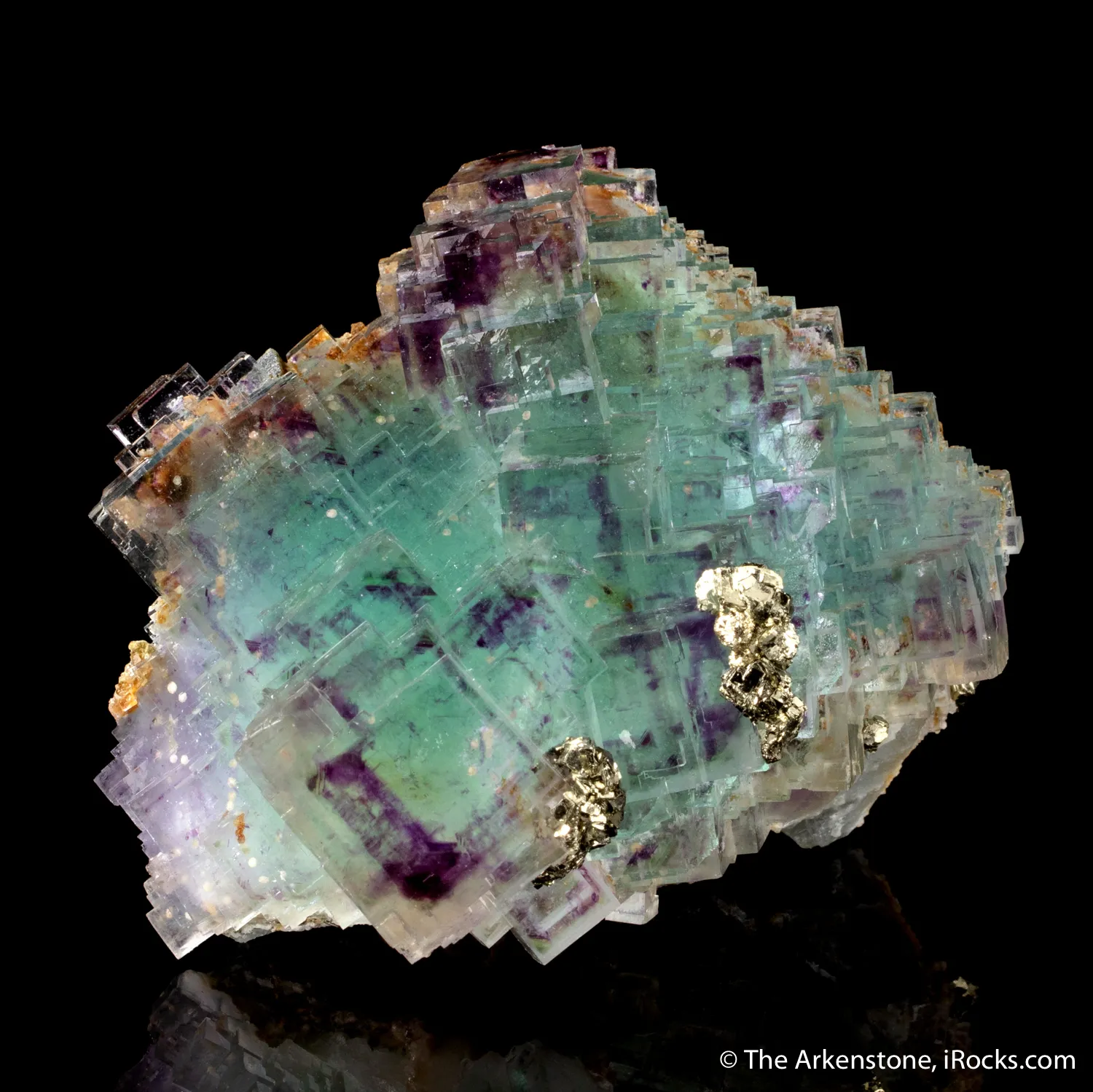 Fluorite with Pyrite - image 1