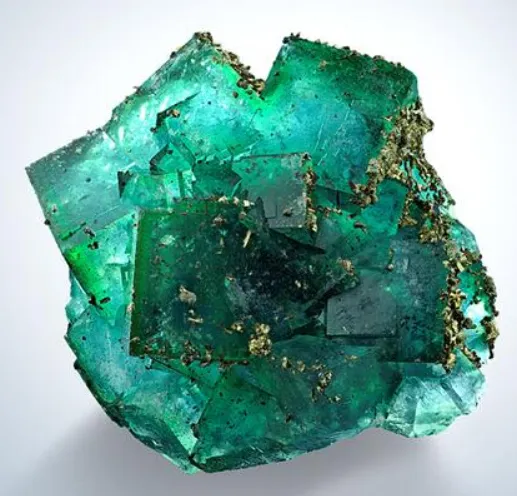 Fluorite with pyrite - image 2